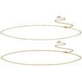 VIROMY Gold Waist Beads Chain for Women Waterproof Belly Chain Body Belt Chain Beach Accessories Body Women's Jewelry - style: Style B-GD