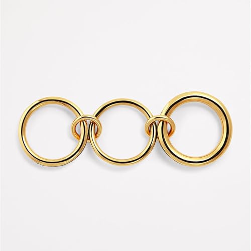 SLOONG Gold Stackable Rings for Women Non Tarnish, Dainty 18K Gold Plated Cubic Zirconia Rings, Silver Rose Gold Rings Set, Multi Ring Mixed Metals Stackable Ring Set for Women - style: 3PCS Gold+Green
