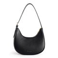 Missnine Purses for Women, Shoulder Bag Small Handbags Vegan Leather Underarm Bags Trendy Hobo Cute Clutch Purse - color: 3-black【adjustable Strap】