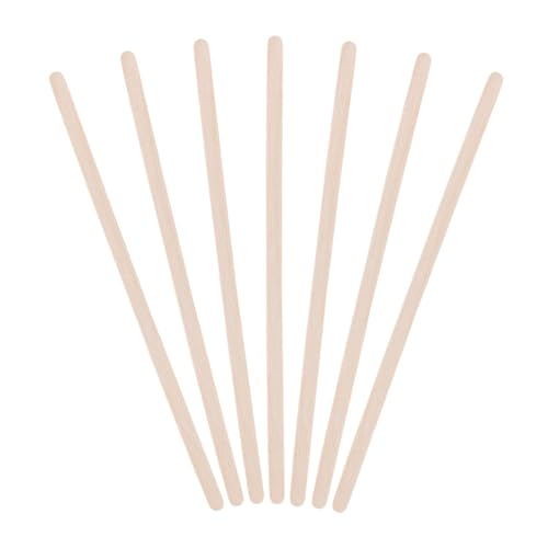 300/600/1200 Pieces Disposable Wood Stick Beauty Spatulas Log Hair Removal Wax Coating and Eyebrow Trimming Wooden Stick (600pcs) - size: 600pcs