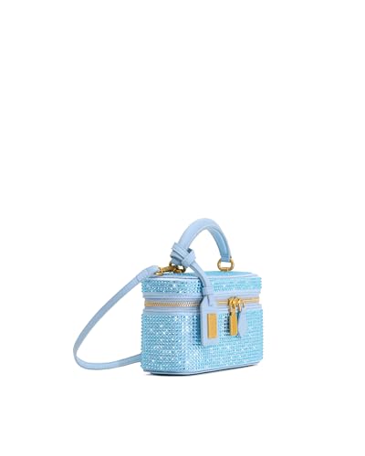JW PEI Women's Cleo Box Shape Top Handle Bag - color: Blue