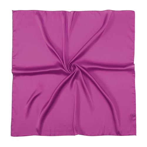 RIIQIICHY 35 Inch Head Scarf for Women Hair Scarf Like Silk Scarf Square Scarf Bandanas for Women - color: Rose