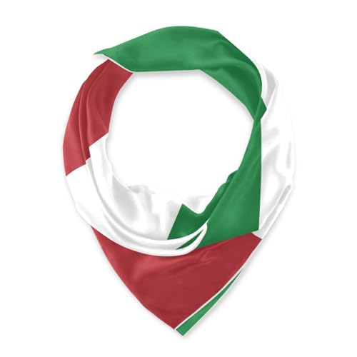 Silk Scarf Women Silk Neckerchief Sleep Wrap Head Scarf Square Headwear Lady Aesthetic Accessory 35.4 * 35.4in - color: Style6
