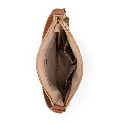 The Sak Sequoia Hobo Bag - Hand Crochet Large Women's Purse for Everyday & Travel - Durable Handbag & Tote With Zipper Pocket - color: Bamboo Medallion