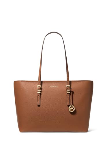 Michael Kors Quinn Large Tote - color: Gold-tone Hardware/Luggage