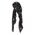 Pretied Head Scarves for Women Featuring Lightweight Crimped Material and Attractive - color: Floral Black/Brown