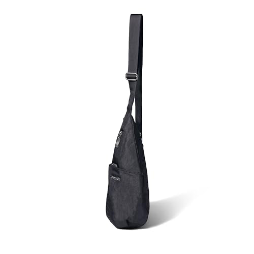 Baggallini Mini Sling - 12x7 Sling Crossbody Bag Backpack with Adjustable Shoulder Strap - color: French Navy