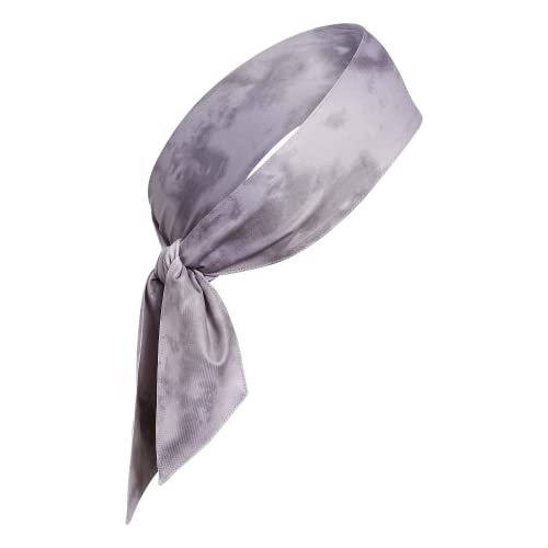 adidas Alphaskin Tie Headband - color: Tie/Print/Stone Wash Grey/White