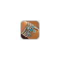 Long tiantian Western Turquoise Beaded Bracelet Set for Women Stackable Cowgirl Bracelets Boho Concho Jewelry Country Concert Rodeo Outfit Accessories Gifts - color: C2:western bracelet for women