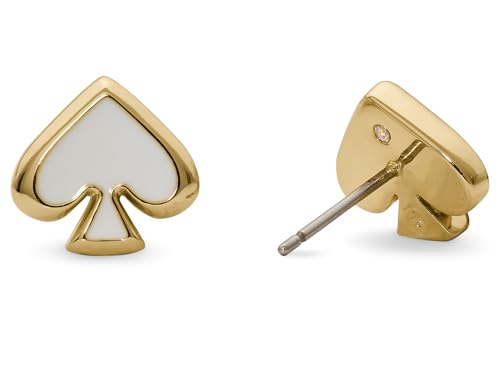 kate spade new york Everyday Spade Studs - color: White Enamel