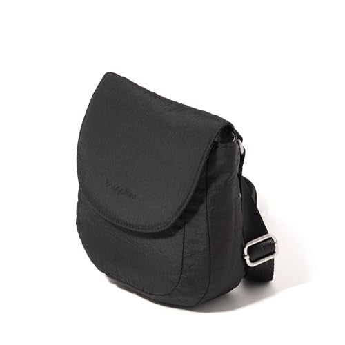 Baggallini Swift Flap Mini Crossbody - color: B-lite Black