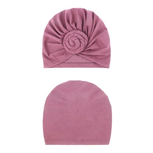African Women Turban Caps Pre-Tied Twisted Turbans Head Scarf for Women Hair Wraps Cover Beanie Cancer Chemo Headwear - color: 1 Pack Twisted Braid: Taro Purple