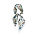 Hair Head Neck Bag Long Scarf Versatile Wrap for Women Soft & Lightweight for Everyday Chic - color: 42 Daisy Flower Beige 3.7 X 38 Inch