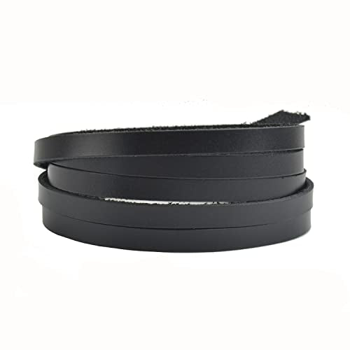 Rantanto Genuine Leather Wrap Bracelets Trendy Western Stackable Cuff Adjustable Boho Layered Bracelet Jewelry For Men Women - color: Black