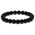 ANAYA AGATE Healing Crystal Bracelet for Women and Men – 8mm Round Beaded Bracelet for Men and Women – Unisex Stretchy Gemstone Bracelet for Healing and Protection - color: Black Tourmaline