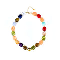GAUEIOUR Summer Beach Jewelry Chunky Beaded Necklace for Women Boho Charm Jewelry Accessories Surfer Trendy Statement Big Colorful Resin Bead Vcation Choker Necklaces