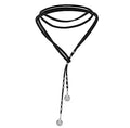 Boho Outfits for Women Boho Necklaces Country Concert Outfits Nashville Western Jewelry Choker Necklaces Long Leather Necklace Western Dress Jewelry Country Cowgirl Accessories Gifts - color: F:Long Boho Necklace