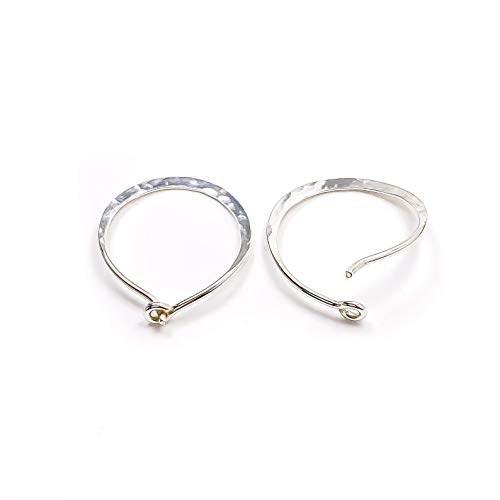 Hoop Earrings for Women, 14K Rose Gold FIlled, 20mm, Hammered Texture, Hoop Earrings Hypoallergenic Sensitive Ears, Hoop Earrings Set, Rose Gold Earrings Nickel Free - size: 15mm