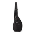 Baggallini Mini Sling - 12x7 Sling Crossbody Bag Backpack with Adjustable Shoulder Strap - color: Black Twill