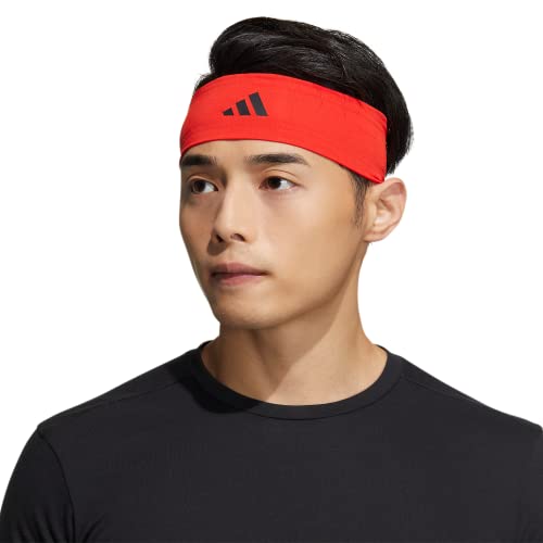 adidas Alphaskin Tie Headband - color: 3/Red/Black