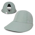 Ponyflo Sunblocker Wide Brim Hat, Patented Women’s Ponytail Sun Hat for Adults, UPF 50 Sun Protection - color: Mint