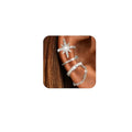 Dochais Ear Cuffs Non-Piercing Earrings for Women Cute Small Clip-On Cartilage Earring 14k Gold Plated Dainty Fake Piercings Earings - style: S4
