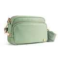 Joryin Anti Theft Crossbody Bag for Women, Slash-resistant RFID Blocking Travel Purses, Small Shoulder Bag Handbag, Nylon - color: Sage Green