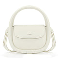 STAISE Designer Top Handle Shoulder Bags for Women, Trendy Mini Crossbody Purses, Women’s Leather Handbags with Straps - color: Cream White