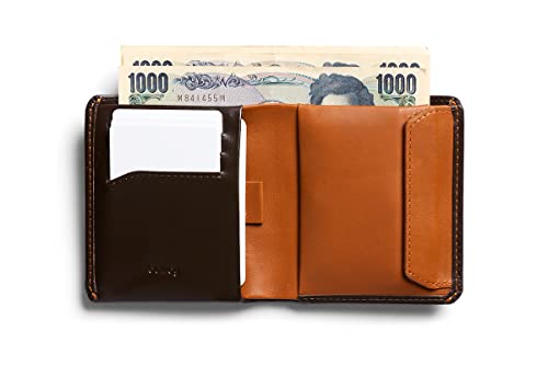 Bellroy Coin Wallet (Slim Coin Wallet, Bifold Leather Design, Holds 4-8 Cards, Magnetic Closure Coin Pouch) - color: Java - RFID, size: Taille Unique