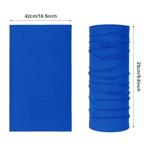 Geyoga 6 Pieces Summer UV Protection Cooling Neck Gaiter Face Clothing Neck Gaiter Mask Scarf Sunscreen Breathable Bandana - color: Multicolor
