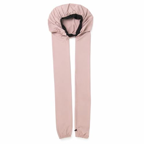 Bonnet for Braids, Braid Bonnets for Sleeping Women, Long Hair for Women, 2 in 1 Hair & Braids Protection - color: Nude Pink