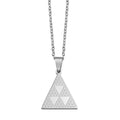 Pintadera Canaria Spain Traditional Ethnic Symbols Pendant Necklaces For Woman Jewelry - color: Silver Color 3