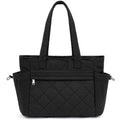 TANTOMI Tote Bag for Women Vegan Leather Purses and Handbags Ladies Waterproof Big Shoulder Bag for Travel - color: Black.f