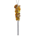 Noessla Boho Long Pendant Necklaces for Women Silver Tassel Long Necklace Sweater Chain Mothers Day Gifts Silver Costume Jewelry for Women - color: 81-Yellow