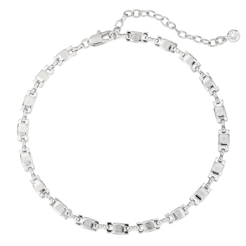 Dremmy Studios Gold Anklet Bracelets for Women 14K Gold Plated Handmade Adjustable Cuban Curb Figaro Link Chain Foot Beach Chain Anklets Jewelry Gift
