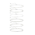 DEARMAY Sterling Silver Plated Bracelets Set for Women Waterproof, Non Tarnish Sterling Silver Link Chain Bracelets Pack Dainty, Fashion Jewelry Gifts for Everyday Comfortable - color: 6Pcs Silver Bracelets C