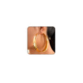 Large Hoop Earrings Lightweight Chunky Earrings for Women Chunky Earrings Big Hoop Earrings for Wedding - style: Hoop-Gold-03