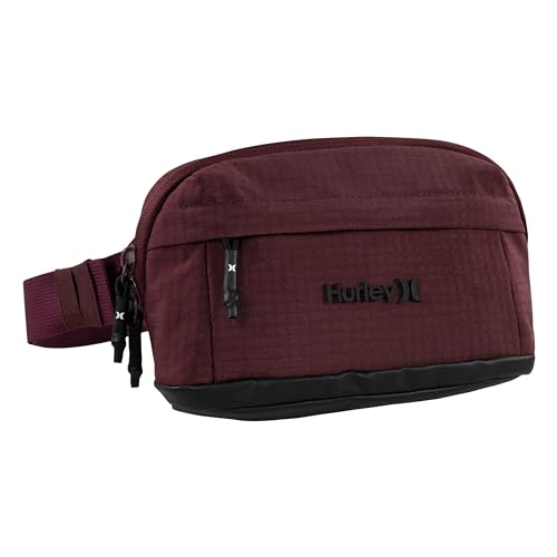 Hurley Crossbody Bag - color: Deep Maroon