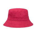 Hot Summer Bucket Hat - Trendy Cotton Sun Hat for Beach, Golf, Fishing - Fun Outdoor Vacation Boonie for Men and Women - color: French Rose