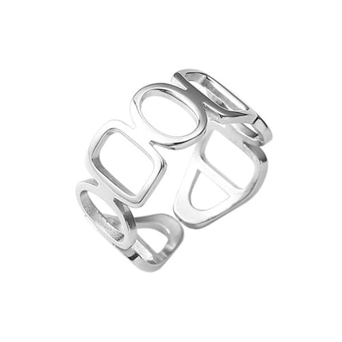Handmade 925 Sterling Silver Ring Boho Thumb Band Open Statement Rings for Women Jewelry Christmas Gifts - color: Pattern 6