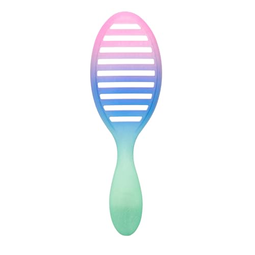Wet Brush Speed Dry Hair Brush With Blow Dry Safe Bristles & Vented Design For Faster Drying Time, Ergonomic Handle, Reduces Breakage & Detangles All Hair Types, Limited Edition Electric Sky Purple - color: Electric Sky Purple Dawn, size: 1 Count (Pack of