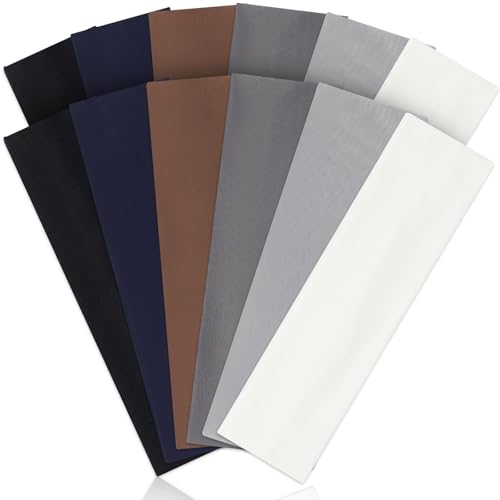 Panleding 12 Pack Headbands for Women, Elastic Soft Hair Bands for Workout, Yoga, Running, Fitness - color: Deep Neutral