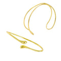 2PCS Gold Arm Cuff Bracelets for Women Jewelry Upper Arm Open Adjustable - style: Style B