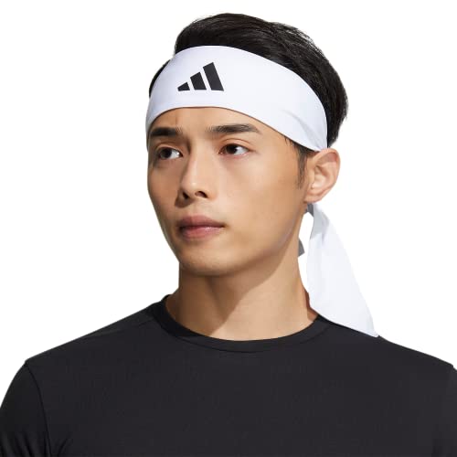 adidas Alphaskin Tie Headband - color: Tie/2/White/Black