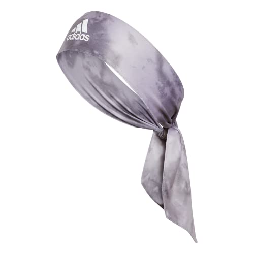 adidas Alphaskin Tie Headband - color: Tie/Print/Stone Wash Grey/White