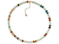 Sacina Trendy Boho Colorful Beaded Crystal Choker, Y2k Summer Beach Necklace, Boho Necklace, Hippie Jewelry, Christmas Jewelry Gift for Women - color: E