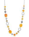 PEARL&CLUB Long Beaded Necklaces For Women - Sweater Chain Fashion Jewelry Necklace Gifts For Women - color: 23-Yellow