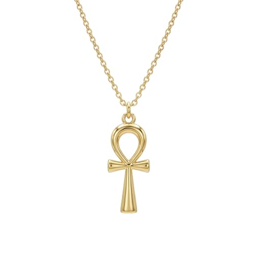 MEVECCO Dainty Gold Cross Necklace for Women - 18K Gold Plated Delicate Minimalist Cubic Zircon Cross Necklaces Cute Faith/Crucifix Jewelry Gift - style: Cross-2