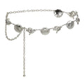 Luvatar Fashion Metal Waist Chain Belt Blouse Dress Sweater Chain Belt… - color: Silver-F51