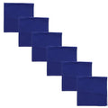 Motique Accessories Solid Color Bandana - Set of 6 Bandannas - color: Blue